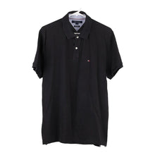 Vintage black Tommy Hilfiger Polo Shirt - mens large