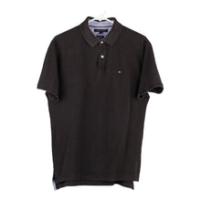  Vintage black Tommy Hilfiger Polo Shirt - mens medium