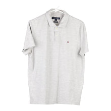  Vintage grey Tommy Hilfiger Polo Shirt - mens medium