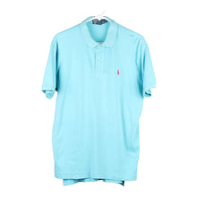 Vintage blue Ralph Lauren Polo Shirt - mens medium