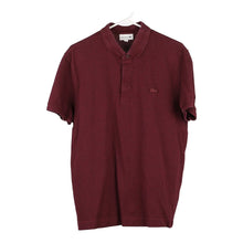  Vintage burgundy Lacoste Polo Shirt - mens large