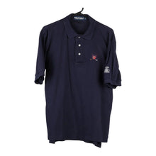  Vintage navy Ralph Lauren Polo Shirt - mens medium