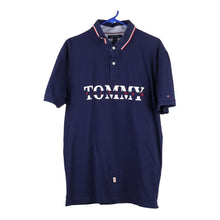  Vintage navy Tommy Hilfiger Polo Shirt - mens x-large