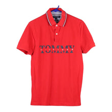  Vintage red Tommy Hilfiger Polo Shirt - mens medium
