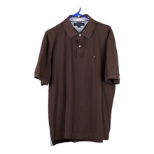 Vintage brown Tommy Hilfiger Polo Shirt - mens x-large