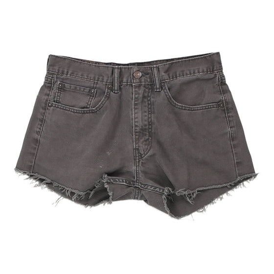 Vintage grey White Tab, 505 Levis Denim Shorts - womens 32" waist