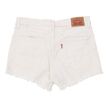  Vintage white Levis Denim Shorts - womens 30" waist