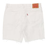Vintage white 511 Levis Denim Shorts - mens 37" waist