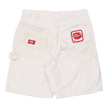  Vintage white Ream Steckbeck Paint Co. Dickies Carpenter Shorts - womens 30" waist