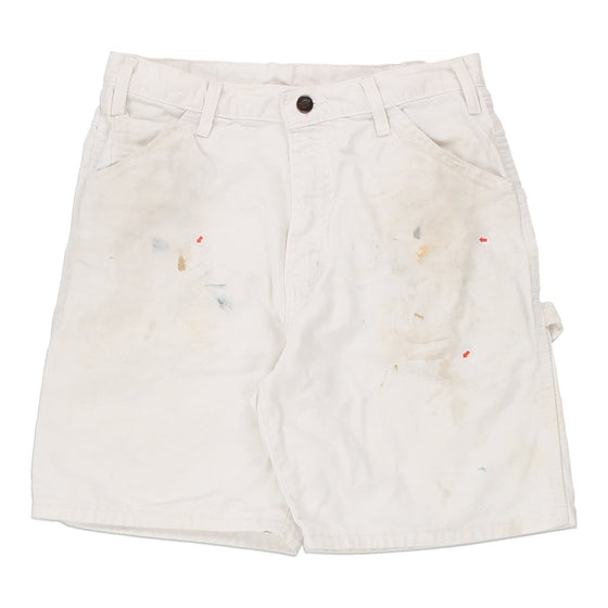 Vintage white Ream Steckbeck Paint Co. Dickies Carpenter Shorts - womens 30" waist