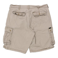 Vintage beige Lee Cargo Shorts - mens 36" waist