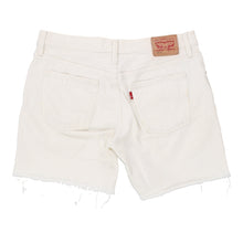 Vintage white 501 Levis Denim Shorts - womens 34" waist