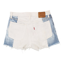  Vintage white Levis Denim Shorts - womens 29" waist