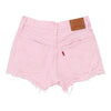 Vintage pink 501 Levis Denim Shorts - womens 26" waist