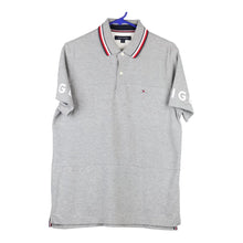  Vintage grey Tommy Hilfiger Polo Shirt - mens medium