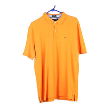  Vintage orange Tommy Hilfiger Polo Shirt - mens x-large