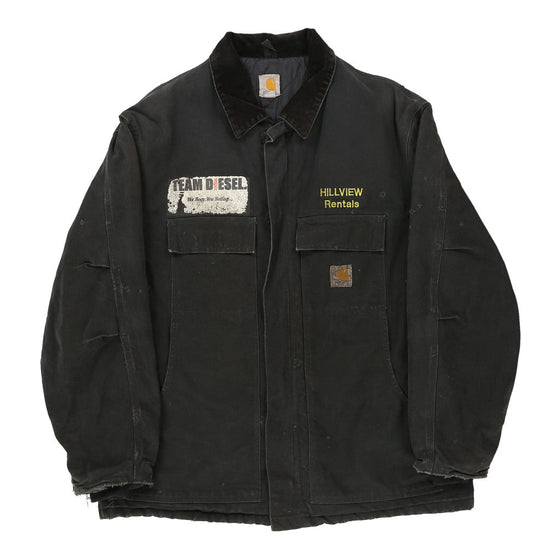 Hillview Rentals Carhartt Jacket - XL Black Cotton - Thrifted.com