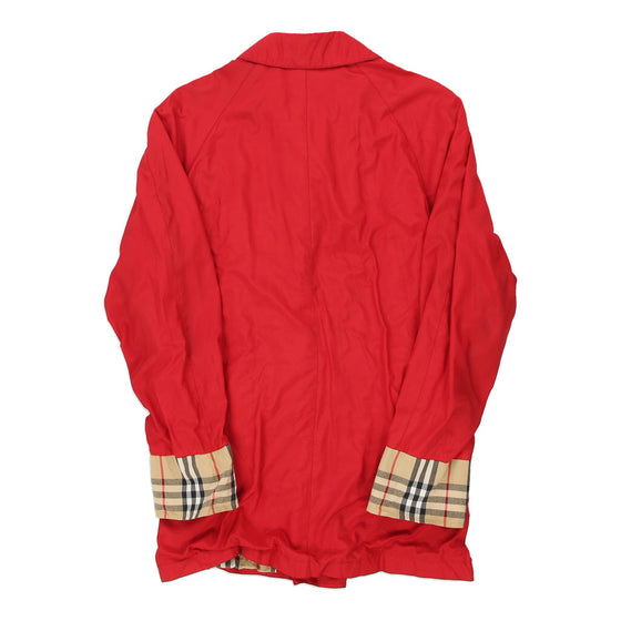 Vintage red Burberry Jacket - womens medium