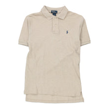  Vintage beige Age 10-12 Ralph Lauren Polo Shirt - boys medium