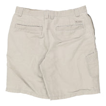  Vintage beige Columbia Cargo Shorts - mens 35" waist