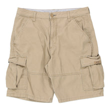  Vintage beige Wrangler Cargo Shorts - mens 32" waist
