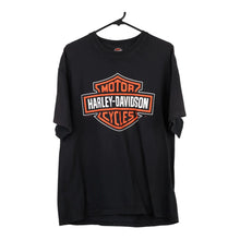  Vintage black Mentor Ohio Harley Davidson T-Shirt - mens x-large