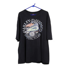  Vintage black Ontario Canada Harley Davidson T-Shirt - mens xxx-large