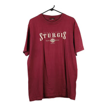  Vintage burgundy Sturgis Black Hills Rally  Harley Davidson T-Shirt - mens x-large
