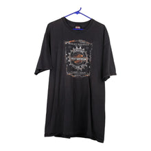  Vintage black Keene New Hampshire Harley Davidson T-Shirt - mens xx-large