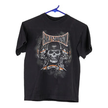  Vintage black Harley Davidson T-Shirt - boys medium