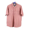 Vintage pink Wrangler Short Sleeve Shirt - mens large