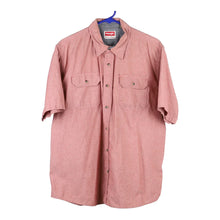  Vintage pink Wrangler Short Sleeve Shirt - mens large