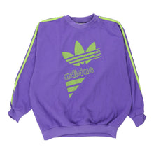  Vintage purple Adidas Sweatshirt - mens x-large