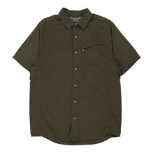  Vintage green The North Face Short Sleeve Shirt - mens large