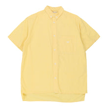  Vintage yellow Giorgio Armani Short Sleeve Shirt - mens large