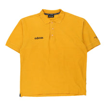  Vintage yellow Adidas Polo Shirt - mens xx-large
