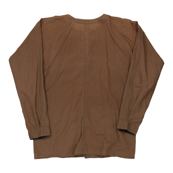 Vintage brown Gianni Versace Shirt - womens large