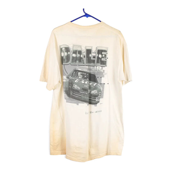 Vintage beige Dale Jr #8 Chase Authentics T-Shirt - mens medium