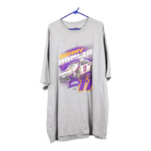  Vintage grey Denny Hamlin #11 Joe Gibbs Racing T-Shirt - mens xxx-large