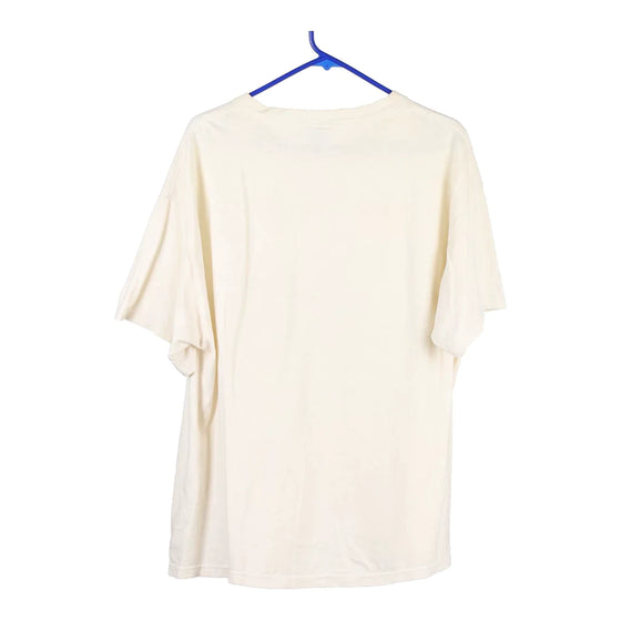 Vintage white Delta T-Shirt - mens x-large