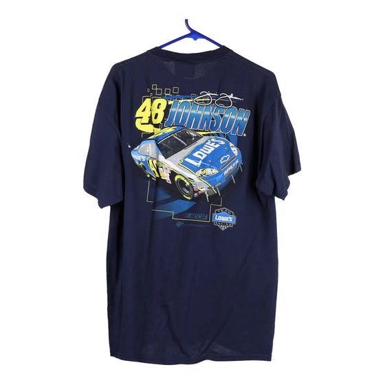 Vintage blue Jimmie Johnson #48 Winners Circle T-Shirt - mens x-large