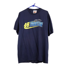  Vintage blue Jimmie Johnson #48 Winners Circle T-Shirt - mens x-large