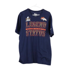  Vintage navy Super Bowl, Denver Broncos Nike T-Shirt - mens x-large