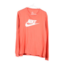  Vintage orange Nike Long Sleeve T-Shirt - womens x-large