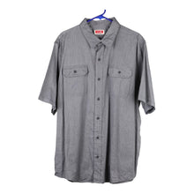  Vintage grey Wrangler Short Sleeve Shirt - mens x-large