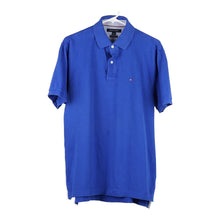  Vintage blue Tommy Hilfiger Polo Shirt - mens medium