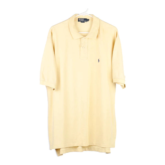 Vintage yellow Polo by Ralph Lauren Polo Shirt - mens x-large