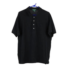  Vintage black Ralph Lauren Polo Shirt - mens large