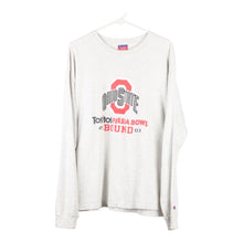  Vintage grey Ohio State Champion Long Sleeve T-Shirt - womens x-large