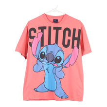 Vintage pink Stitch Disney T-Shirt - womens x-large
